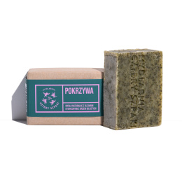 MYDLARNIA CZTERY SZPAKNIA Natural soap bar Nettle with coniferous essential oils 110 g