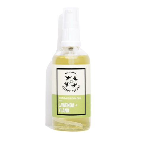 MYDLARNIA CZTERY SZPAKI Superlekki olejek do ciała Lawenda + Ylang 100 ml