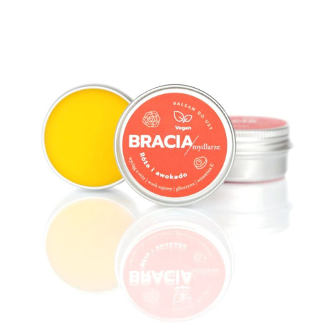 BRACIA MYDLARZE Balsam do ust Róża i avocado 15 ml