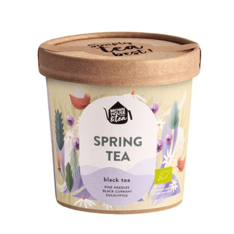 BROWN HOUSE&TEA SPRING TEA - czarna herbata liściasta z dodatkami BIO 45 g