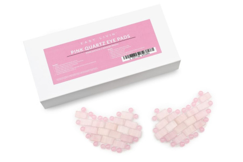 EASY LIVIN Rose quartz eye pads