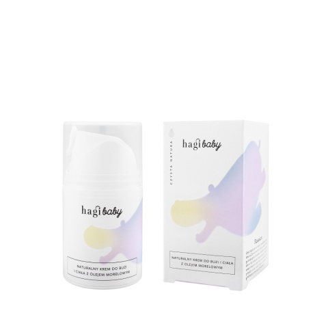 HAGI BABY Naturalny krem do buzi i ciała z olejem morelowym 50 ml