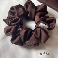 Lore Handicrafts Gumka Scrunchie CZEKOLADA