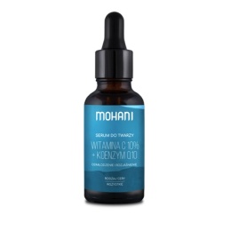 MOHANI Odmładzająco-rozjaśniające serum do twarzy z wit. C 10% i koenzymem Q10 30 ml