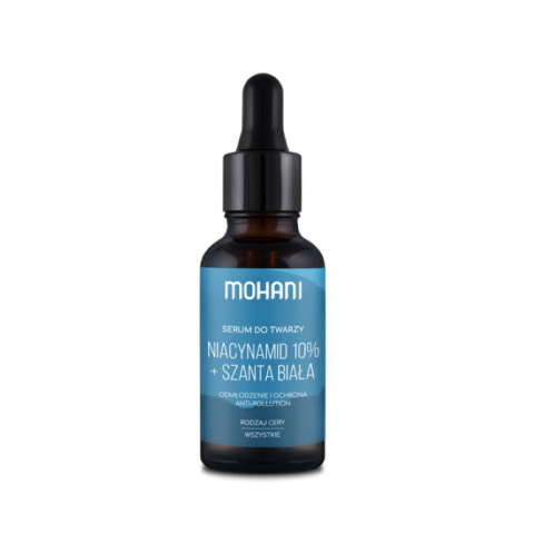 MOHANI Serum do twarzy Niacynamid 10% + szanta biała 30ml