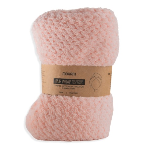 MOHANI Turban - microfiber hair towel Mohani - pink