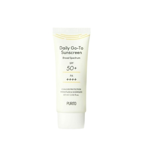 Purito Daily Go-To Sunscreen SPF 50+ PA++++, щоденний сонцезахисний крем, 60 мл