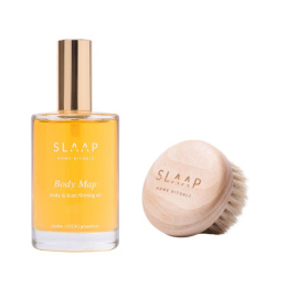 SLAAP KIT Body Map Body Oil + Massage Brush