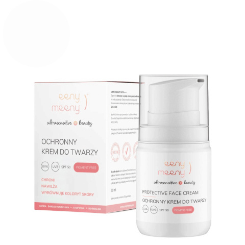 eeny meeny Protective Face Cream UVA UVB SPF 50 PIGMENT FREE 50 ml