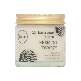 LA-LE Krem do twarzy z 23 karatowym złotem