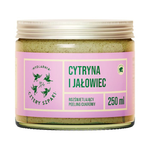 MYDLARNIA CZTERY SZPAKI Lemon and Juniper Body Scrub