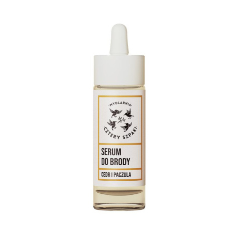 MYDLARNIA CZTERY SZPAKI Serum do brody cedr i paczula 30 ml