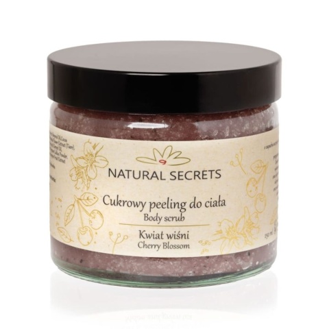 NATURAL SECRETS Peeling cukrowy Kwiat Wiśni 250 ml NATURAL SECRETS Peeling cukrowy Kwiat Wiśni 250 ml