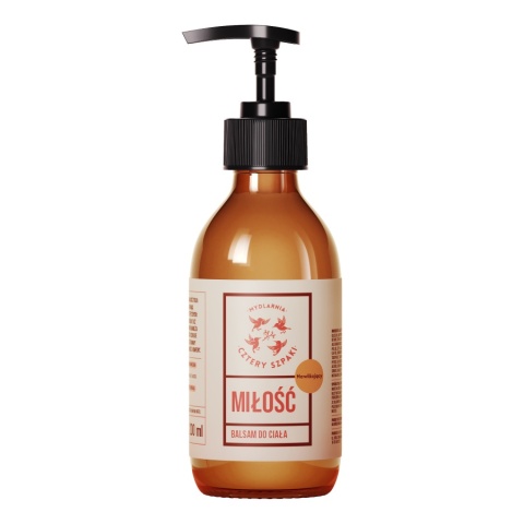 MYDLARNIA CZTERY SZPAKI Nawilżający balsam do ciała MIŁOŚĆ 200 ml MYDLARNIA CZTERY SZPAKI Nawilżający balsam do ciała MIŁOŚĆ 200 ml