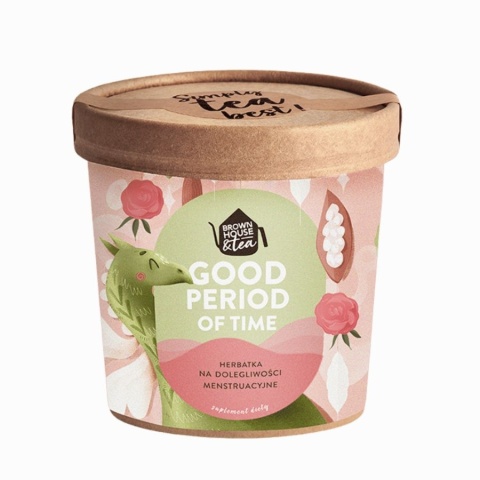 BROWN HOUSE&TEA GOOD PERIOD OF TIME – herbal tea that supports you during menstruation BROWN HOUSE&TEA GOOD PERIOD OF TIME – herbal tea that supports you during menstruation