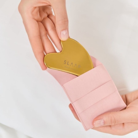 Масажна пластина для обличчя SLAAP GUA SHA з нержавіючої сталі Масажна пластина для обличчя SLAAP GUA SHA з нержавіючої сталі