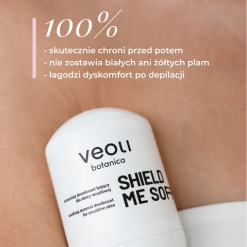 Veoli botanica Mineral Soothing Deodorant for Sensitive Skin SHIELD ME SOFTLY