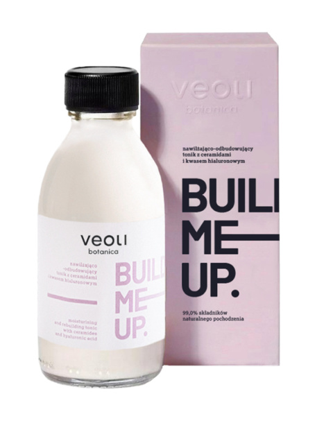 Veoli botanica Nawilżająco-odbudowujący tonik z ceramidami i kwasem hialuronowym BUILD ME UP 150 ml Veoli botanica Nawilżająco-odbudowujący tonik z ceramidami i kwasem hialuronowym BUILD ME UP 150 ml