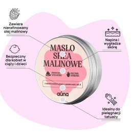 AUNA Masło SHEA malinowe 60 ml
