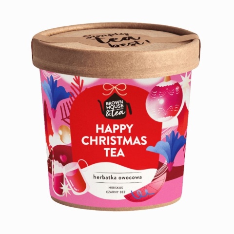 BROWN HOUSE&TEA Happy Christmas Tea – świąteczny napar z hibiskusem 50 g