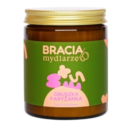 Bracia Mydlarze Gruszka Paryżanka - świeca sojowa 180ml