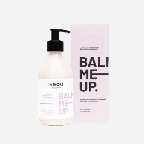 Veoli botanica Nawilżająco-odbudowujący lekki balsam ceramidowy BALM ME UP 290 ml