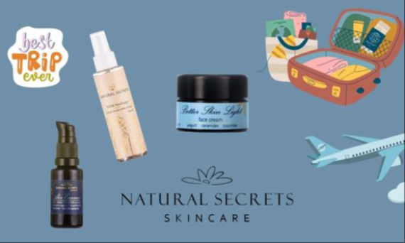Walizka light, pielęgnacja full – postaw na miniatury Natural Secrets ✈️